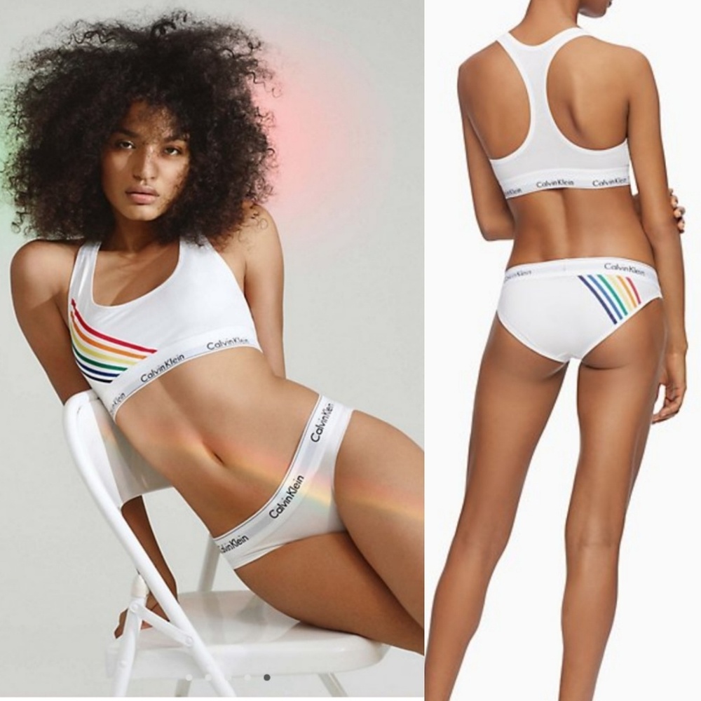 💛PRIDE Calvin Klein Modern Bralette & Bikini Set